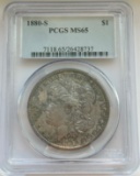 1880-S Morgan Silver Dollar - PCGS MS65