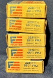 (5) Frontier .223 Rem 55gr FMJ