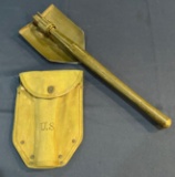 WWII US Military 1945 Ames Folding Field Trench Shovel