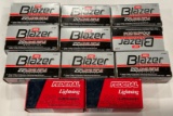 (11) Boxes of .22 Long Rifle -- CCI Blazer & Federal Lighting