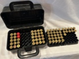 (71) 12Ga. Shotgun Shells in Hard Plastic Case -- Reloads