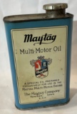 MAYTAG MOTOR-OIL ADVERTISING CAN