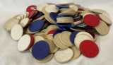 LARGE GROUP OF POKER CHIPS