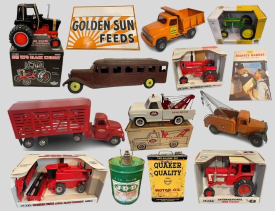 FARM TOYS,PRESSED STEEL TOYS & ADVERTISING AUCTION