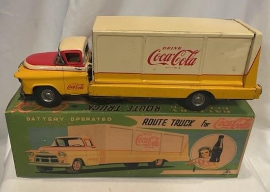 COCA-COLA BATTERY OPERATED ROUTE TRUCK