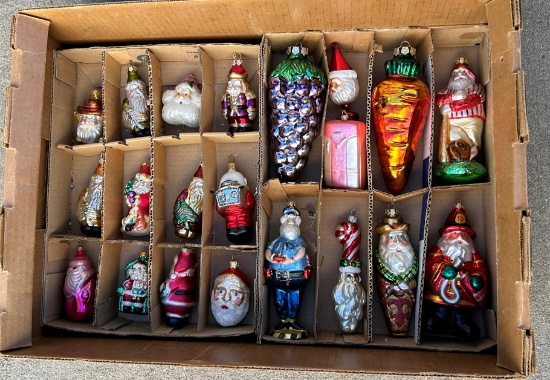 Vintage Christmas Ornaments -- Santa & More!