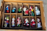 Vintage Santa Claus Tree Ornaments
