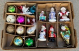 Vintage Christmas Ornaments -- Santa & More!