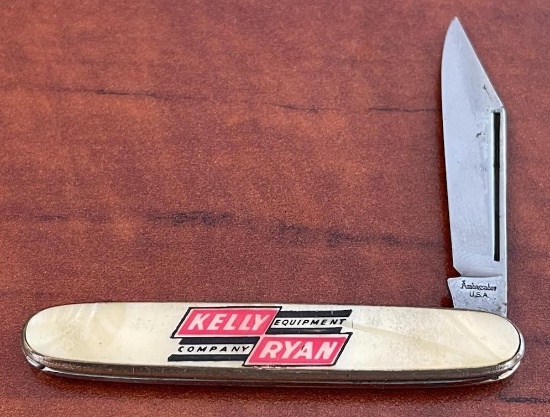 KELLY RYAN EQUIPMENT CO. - ADVERTISING POCKET KNIFE