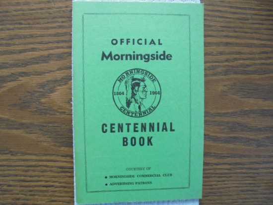 1964 SIOUX CITY MORNINGSIDE CENTENNIAL BOOKLET-CLEAN