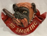 BULL DOG - NO SMOKING SIGN