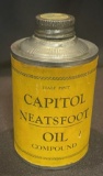 CAPITOL NEATSFOOT OIL - HALF PINT TIN