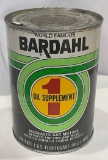 BARDAHL - OIL SUPPLEMENT - ADVERTISING TIN