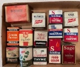 LOT OF (11) ADVERTISING SPICE TINS