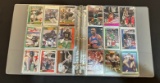 BINDER FULL OF SPORTS CARDS - BASKETBALL AND FOOTBALL