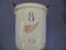 OLD RED WING NUMBER 8 OPEN STONEWARE CROCK-8 GALLON SIZE
