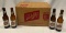 SCHLITZ SHIPPING BOX WITH 24 EMPTY PAPER LABELED SCHLITZ BEER BOTTLES