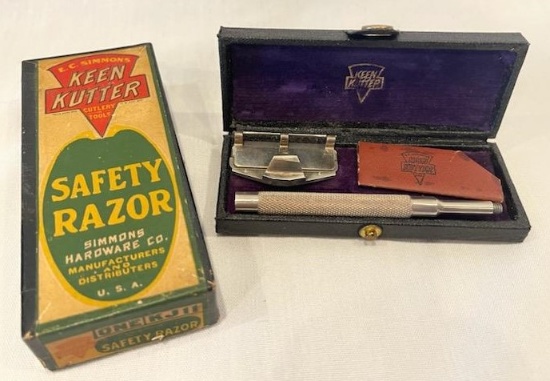 KEEN KUTTER SAFETY RAZOR w/ ORIGINAL BOX