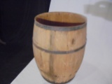 PRIMITIVE OLD BARREL--30 INCHES TALL