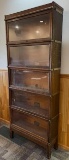 GLOBE-WERNICKE CO. - 5 SECTION STACKABLE BOOKCASE