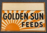 N.O.S. GOLDEN SUN FEEDS ADVERTISING SIGN