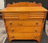 WOODEN 6 DRAWER CHEST OF DRAWERS **NO SHIPPING**