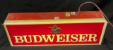 BUDWEISER LIGHTED SIGN ** NO SHIPPING **