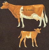 DeLAVAL COW / CALF PAIR - ADVERTISING PIECE
