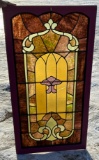 STAIN GLASS WINDOW  ** NO SHIPPING **