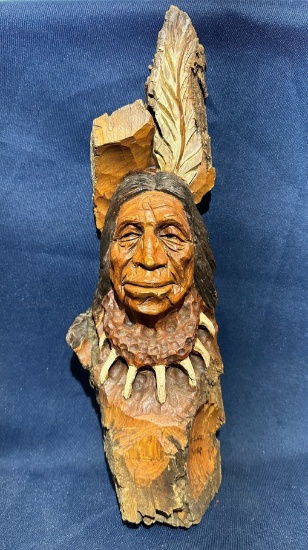 "Bear Claw" by John Burke--Native American Woodcarving