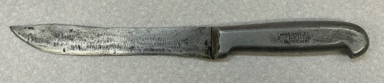 F. J. Richtig - Clarkson, Nebr. - Fixed Blade Knife -- 10 Inch Overall Length