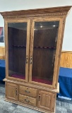 Beautiful Custom Made Wooden Gun Cabinet