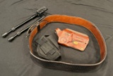 Leather Gun Belt, Holsters and More!