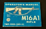M16A1 Rifle Operator's Manual