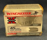 Full Box of Winchester Super X - 45 Colt