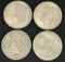 (2) 1921 Morgan Silver Dollars & (2) 1926-D Silver Peace Dollars
