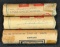 (3) Rolls of Uncirculated Wheat Cents --- 1945-D, 1948-D, and 1949-D
