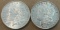(2) 1898 Morgan Silver Dollars - Nice Coins!