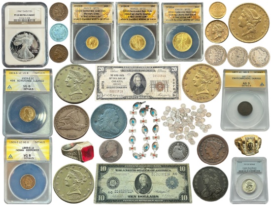 MARCH COIN & CURRENCY AUCTION - LIVE & ONLINE