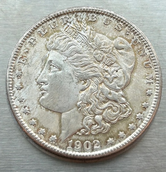 1902-O Morgan Silver Dollar - Near Uncirculated