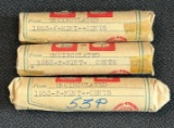(3) Rolls of 1953 Lincoln Wheat Cents -- Uncirculated