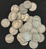 (38) United States Buffalo Nickels - Mixed Dates