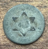 1853 United States Three Cent Silver Trime