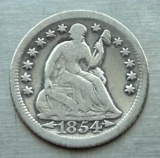 1854-O United States Seated Liberty Half Dime