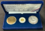 U.S.S. Missouri Commemorative Coin Set - Gold, Silver & Bronze