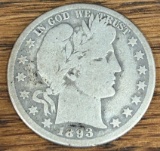 1893-O Barber Half Dollar