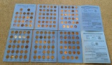 (2) Partially Complete Lincoln Cent Albums -- 158 Coins