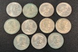 Lot of (11) 1979-D Susan B. Anthony $1 Coins