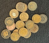 Lot of (20) 1906 Indian Head Cents