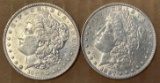 1896 & 1897 Morgan Silver Dollars